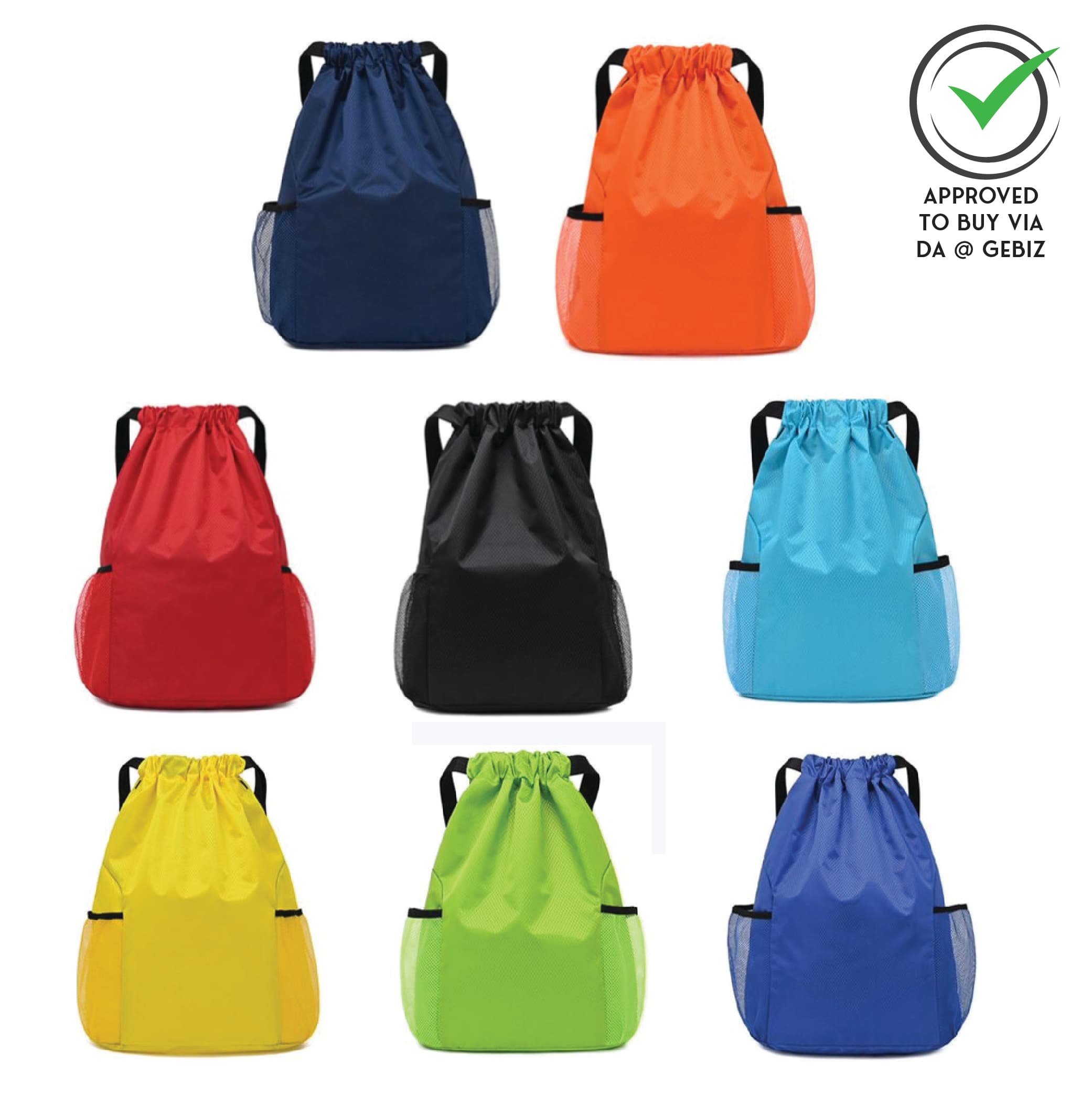 A02-37 Polyester Drawstring Bag