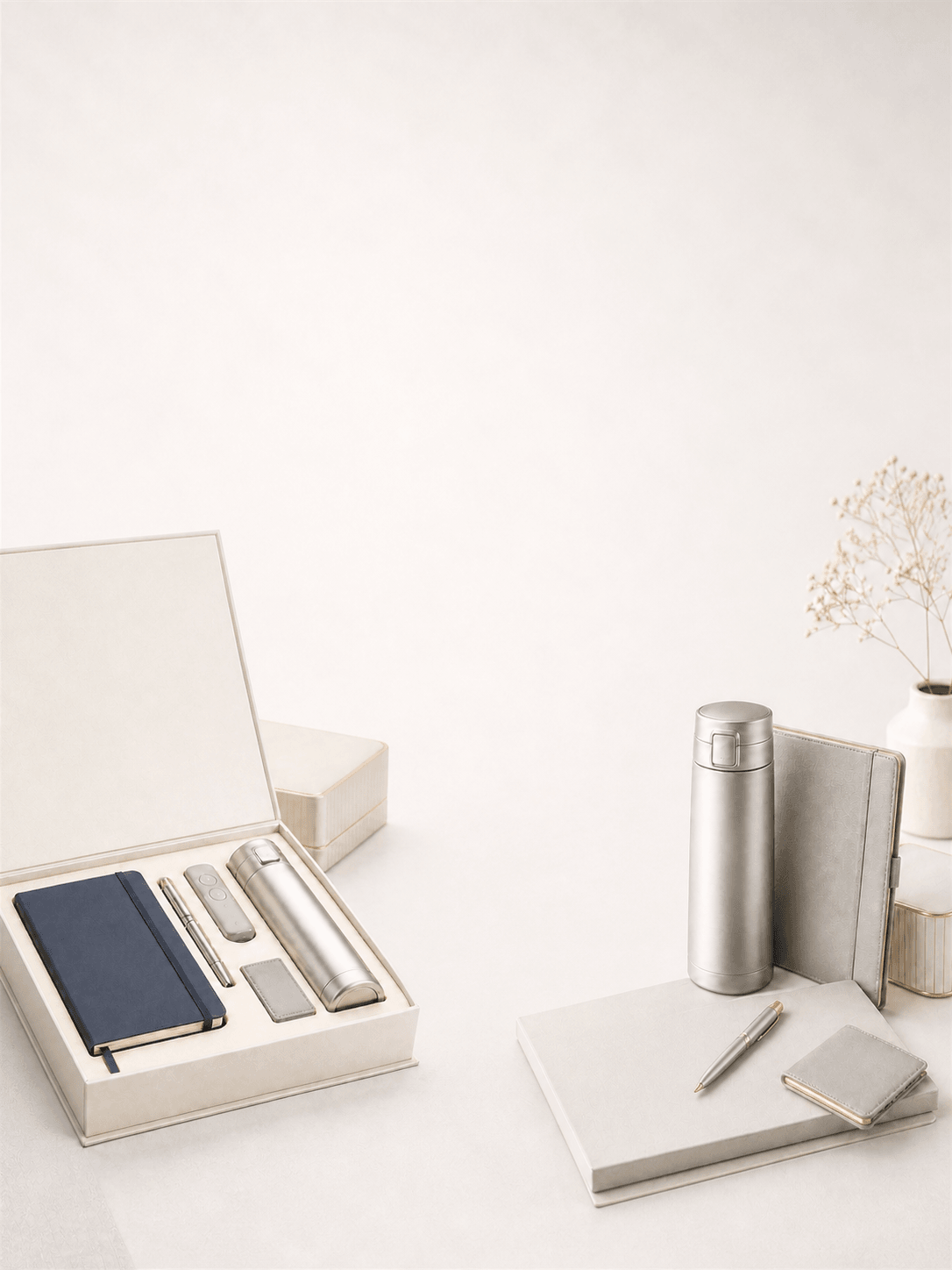 Premium corporate gift presentation set for the Mononos SMU catalogue