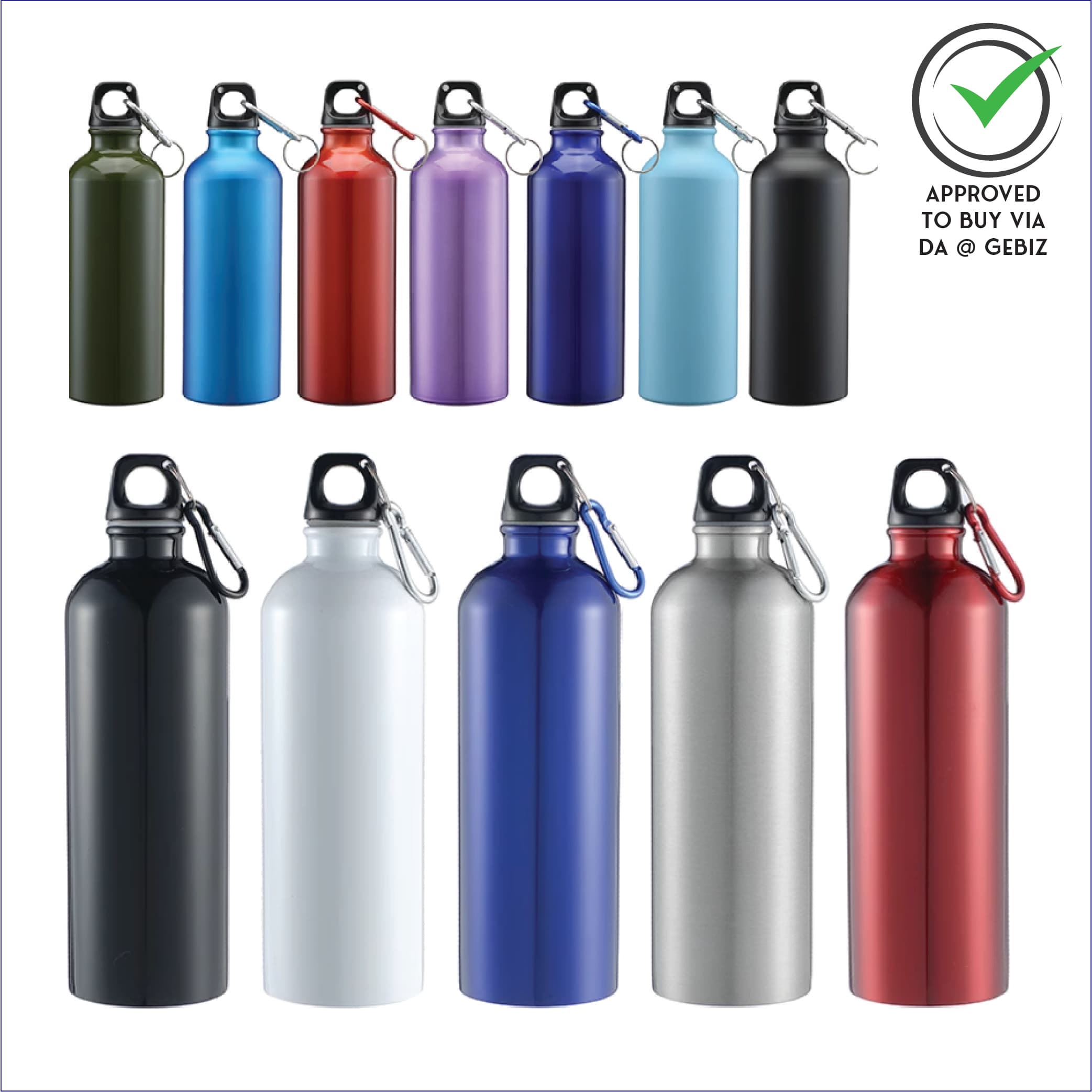 A03-09 Aluminium Water Bottle 500ml