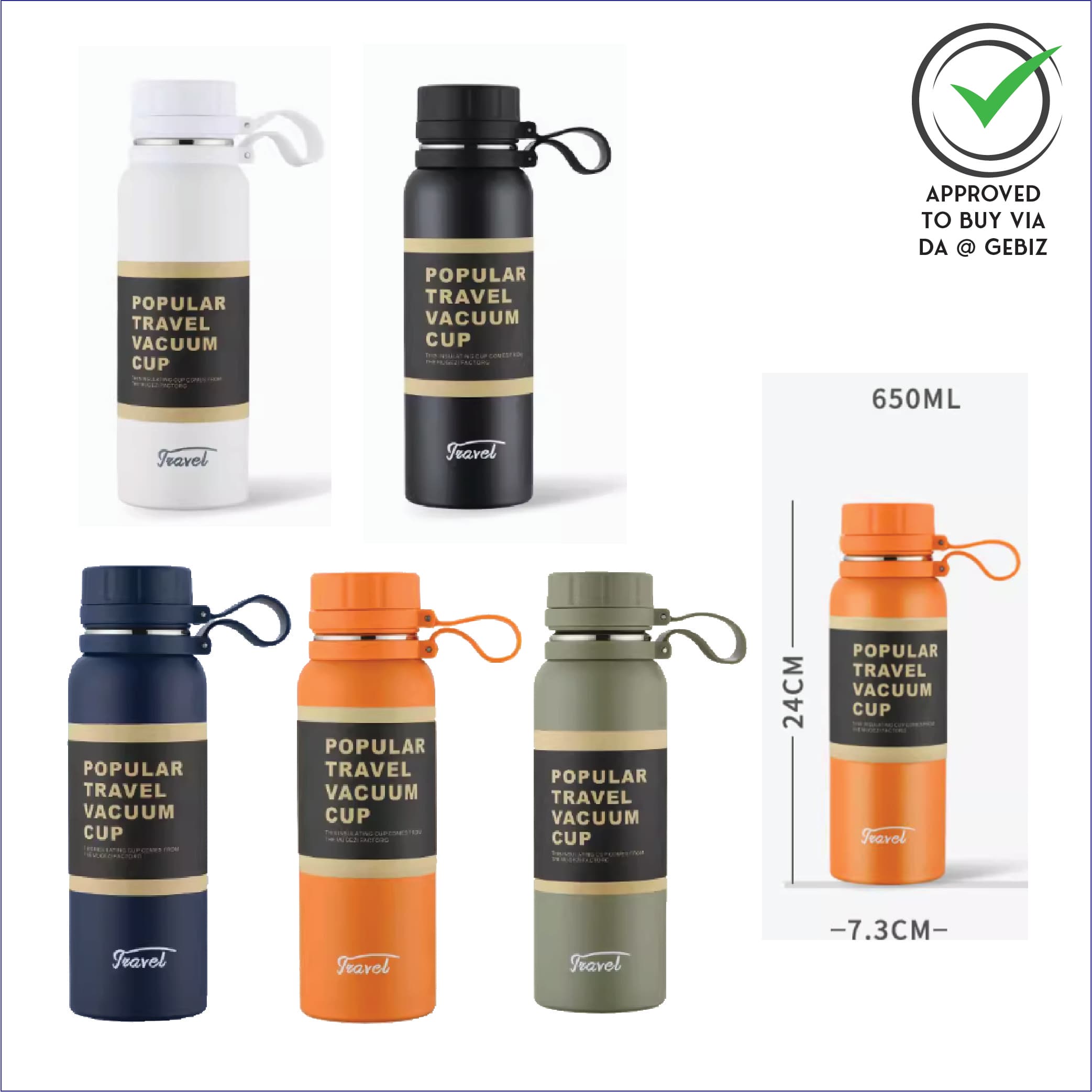 A03-37 Vacuum Flask SS 500ml