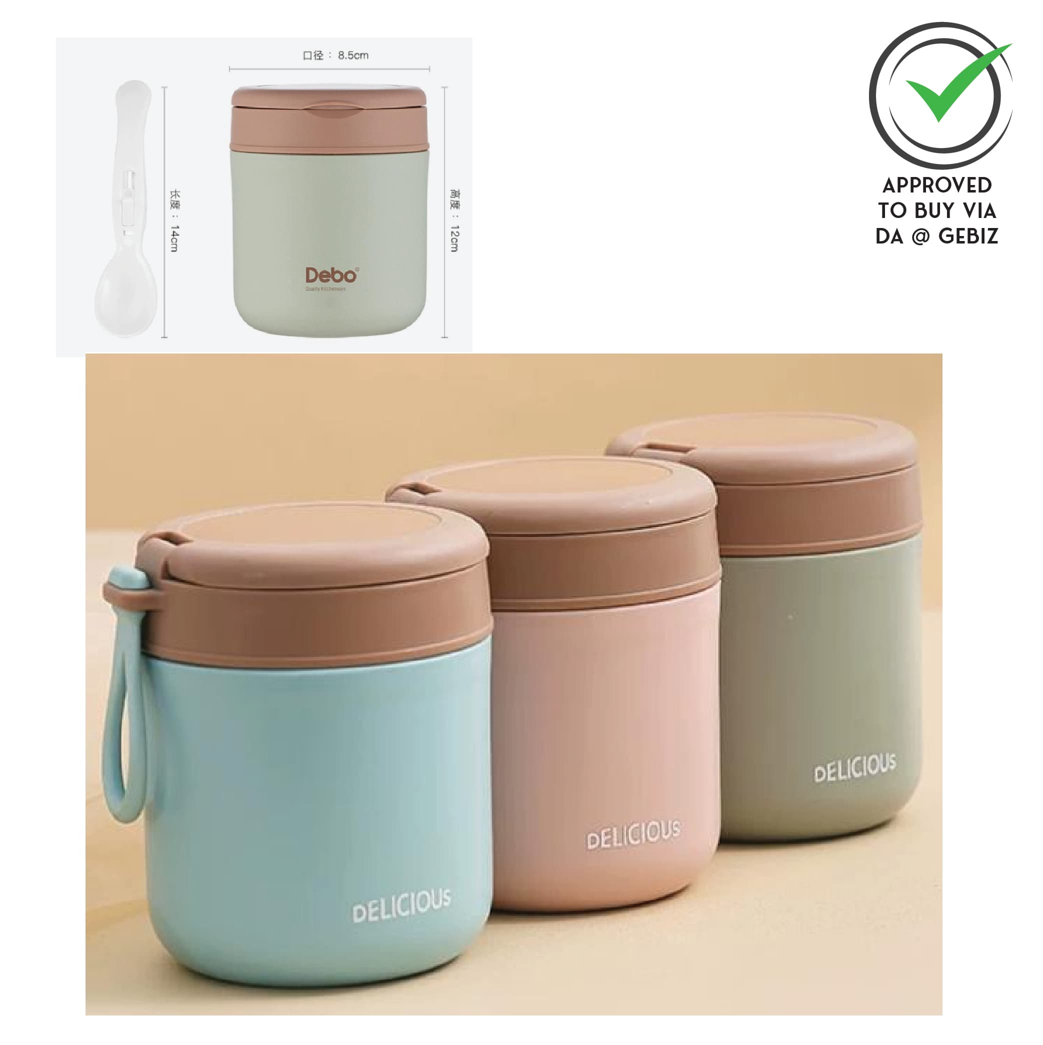 A05-57 Insulated Food Jar SS